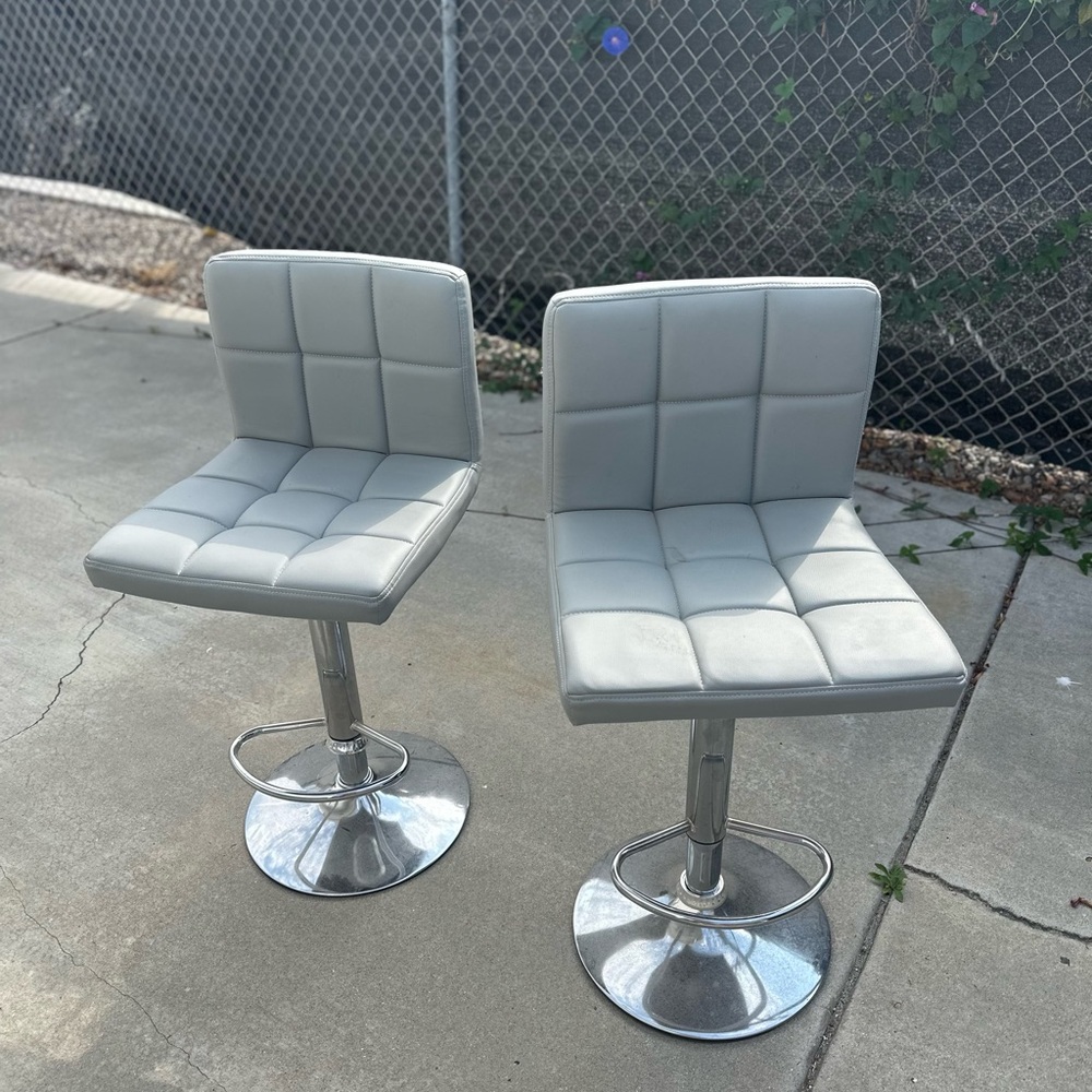 Modern Gray Bar Stools